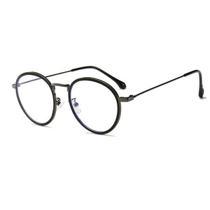 Anti Blue Light Goggle Blocking Glasses Round Alloy For Computer Protection Women Men Vintage Retro Classic Sun Glasses