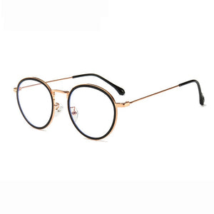 Anti Blue Light Goggle Blocking Glasses Round Alloy For Computer Protection Women Men Vintage Retro Classic Sun Glasses