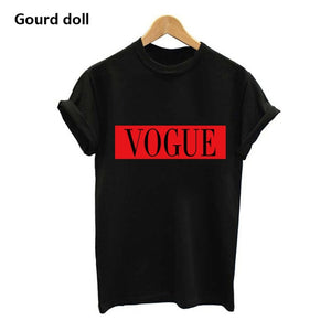Harajuku WHY NOT Summer Printed T Shirt for Women White Tees & Tops Female lady Clothing Short Sleeve red Fashion T-shirts