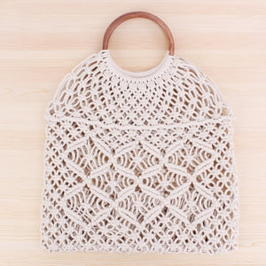 Round Straw Beach Bag Vintage Handmade Woven Shoulder Bag Raffia circle Rattan bags Bohemian Summer Vacation Casual Bags