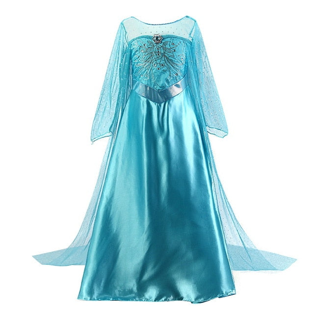 Elsa Dress Kids Dresses For Girls Princess Anna Elsa Costume Kids Cosplay Party Dresses Vestido Fantasia Infantil Girls Clothing