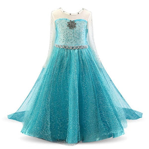 Elsa Dress Kids Dresses For Girls Princess Anna Elsa Costume Kids Cosplay Party Dresses Vestido Fantasia Infantil Girls Clothing