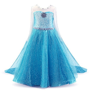 Elsa Dress Kids Dresses For Girls Princess Anna Elsa Costume Kids Cosplay Party Dresses Vestido Fantasia Infantil Girls Clothing