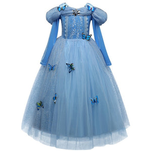 Elsa Dress Kids Dresses For Girls Princess Anna Elsa Costume Kids Cosplay Party Dresses Vestido Fantasia Infantil Girls Clothing
