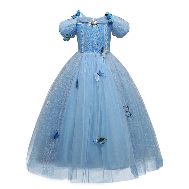 Elsa Dress Kids Dresses For Girls Princess Anna Elsa Costume Kids Cosplay Party Dresses Vestido Fantasia Infantil Girls Clothing